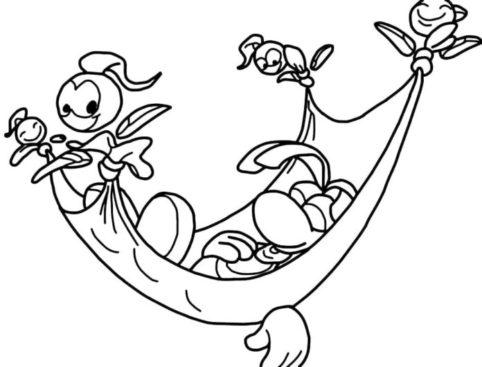 Kolorowanka Rayman i latający dywan