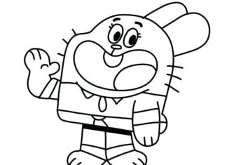 Richard Watterson Gumball Coloring Book