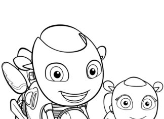 Ricky and Toot Coloring Book