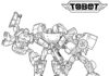 Tobot's Fairy Tale Robots Malbuch