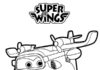 Omaľovánky na vytlačenie Lietadlá a vrtuľníky od Super Wings