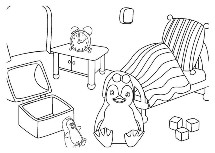 Coloring Book Scene from the Ozie Boo Fairy Tale