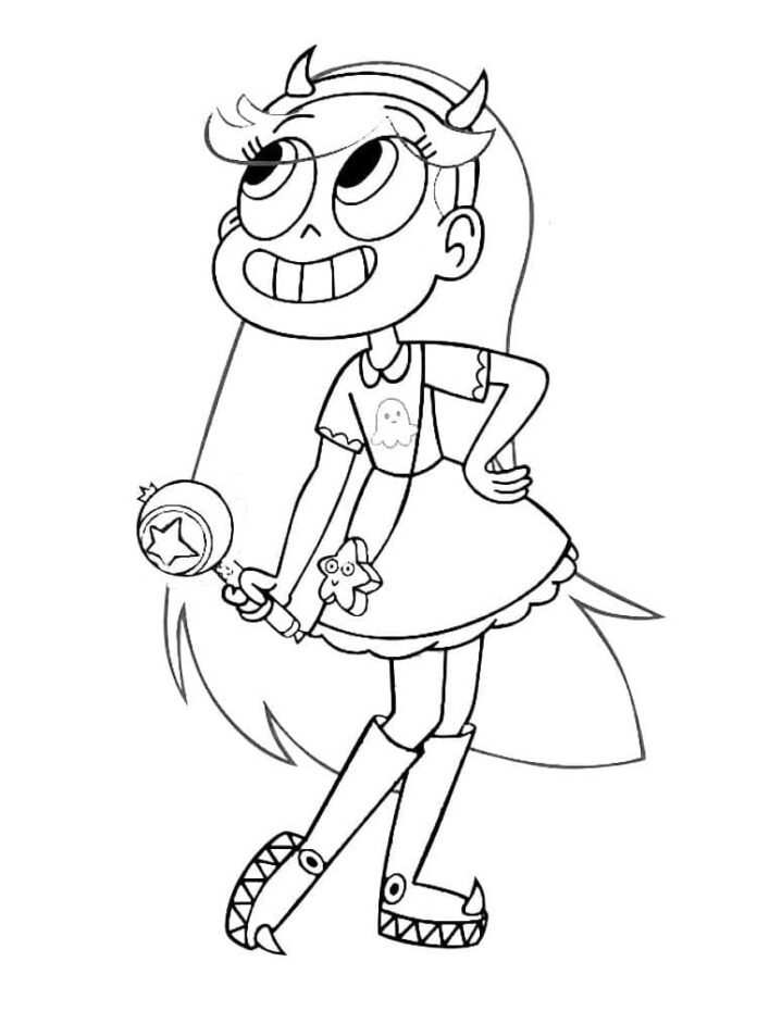 Star Butterfly coloring book vs. forces of evil