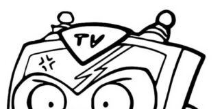 Livre à colorier Star Team TV Tron Superzings