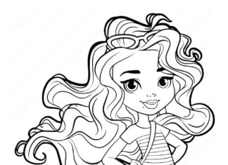 Sunny Day coloring book for girls