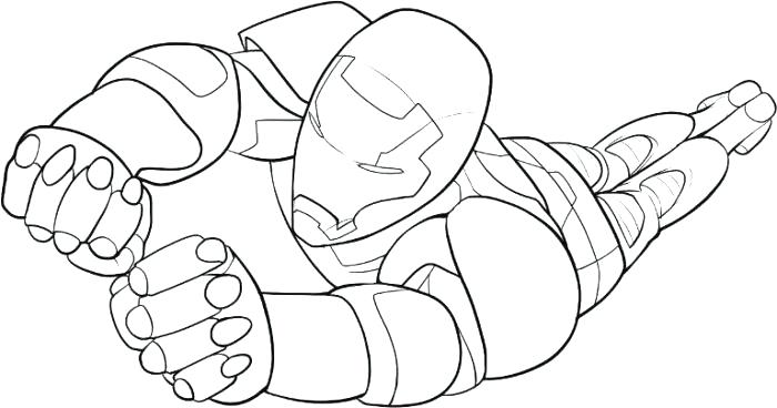 superhero iron man coloring book to print and online