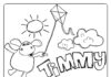 Livre de coloriage Timmy Time tiré du dessin animé