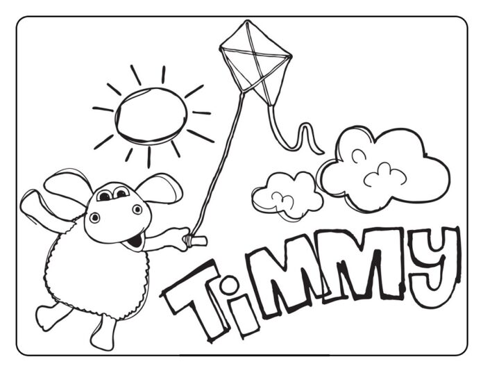 Timmy Time cartoon coloring book to print and online