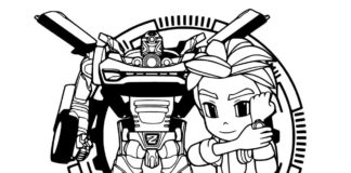 Tobot and Friends Coloring Book