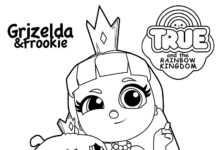 Tru and the Rainbow Kingdom coloring book