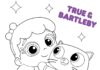 Tru and the Rainbow Kingdom coloring book for kids