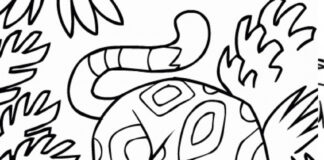 Livre de coloriage Tigre de Neopets