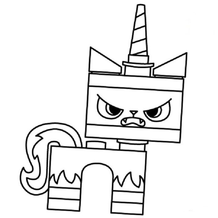 Unikitty coloring book for kids