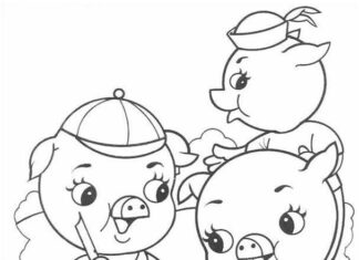 Les Trois Petits Cochons : un livre de coloriage amusant et ludique