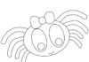 Happy spider coloring book for kids