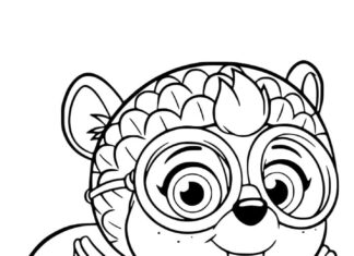 Shirley Squirrley Coloring Book
