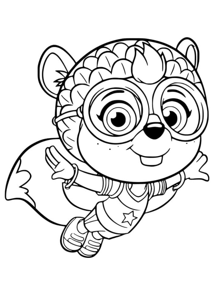 Shirley Squirrley Coloring Book