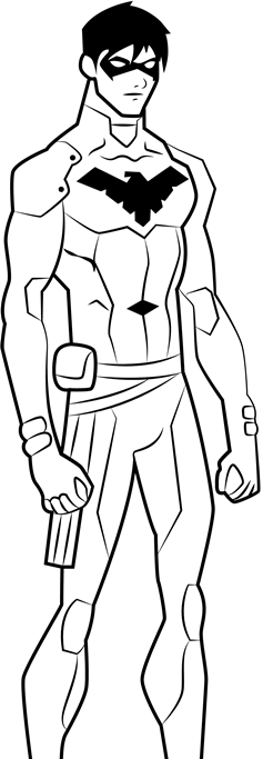 Young Justice Warrior coloring book to print
