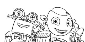 Ricky Zoom coloring pages for kids to print
