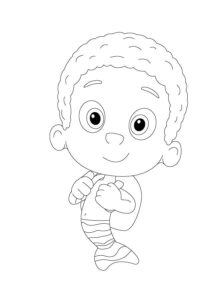 Bubble Guppies backpack coloring book printable and online