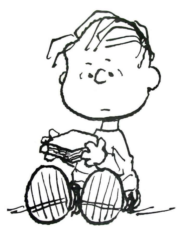 livre de coloriage d'un garçon mangeant un sandwich