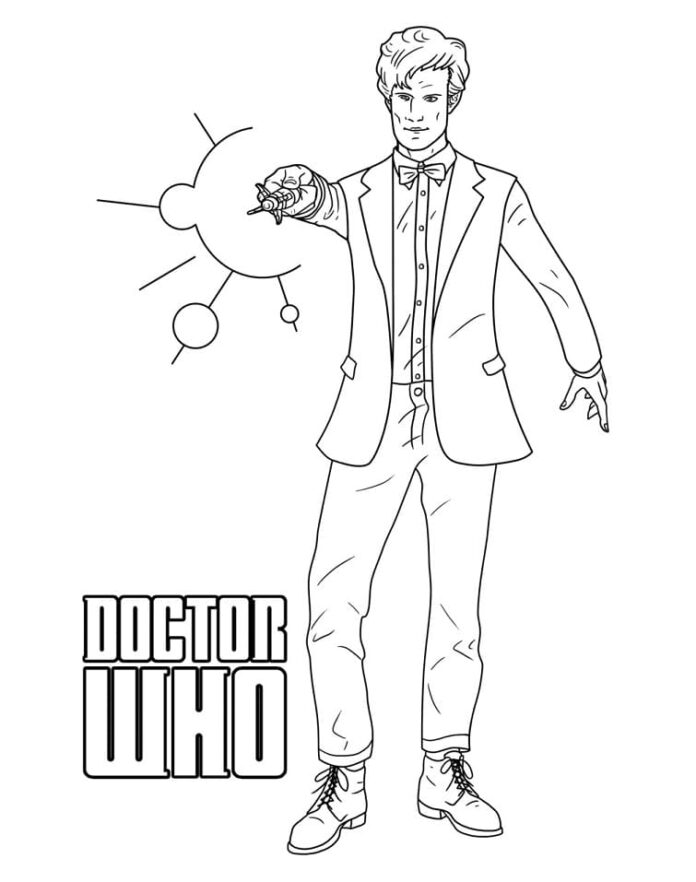 coloring book doctor who