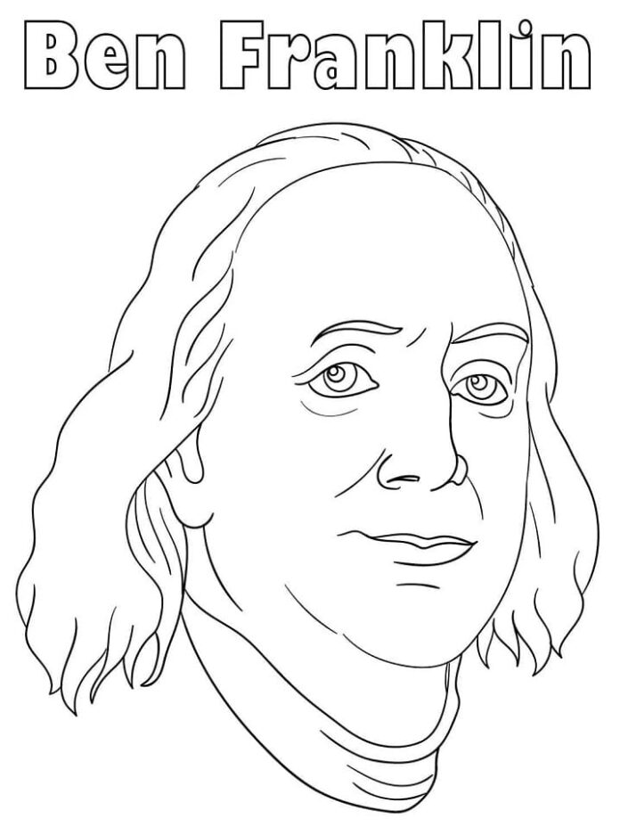 Printable coloring book head of the wise philosopher