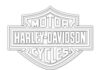 page de coloriage imprimable du logo harley davidson