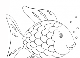 A coloring book of a sea creature at the bottom of the ocean