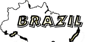 coloring page Brazilian state