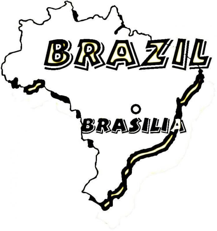 Färbung Seite brasilianischen Staat