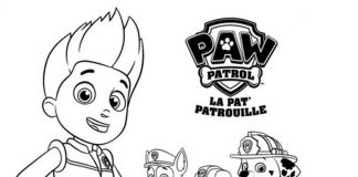 Poster imprimable de la Patrouille Psi et de Chase cartoon