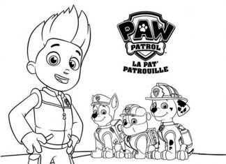 Psi Patrol e Chase Cartoon Psi Patrol imprimíveis