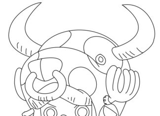 coloring page milk cartoon character