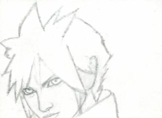 színező lap rajzolt karakter a mese Final Fantasy