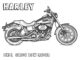 Kolorowanka Sportowy Motor Harley Davidson Do Druku I Online