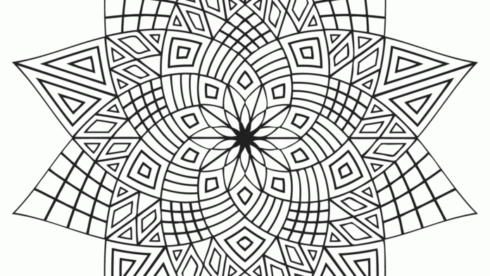coloring book advanced for adults