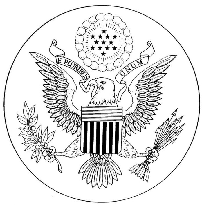 Kolorowanka Great Seal of the United States