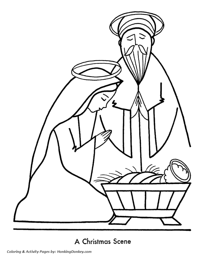 Christmas coloring page