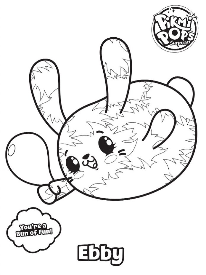 Ebby pikmi pops coloring page