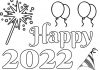 Farvelægning Happy 2022