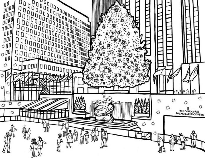 Coloring book City of New York