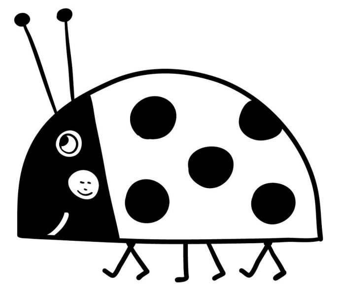 coloring book for 2 year old ladybug