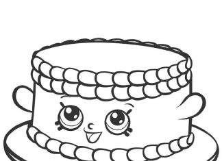 Coloring book for 3 year old smiling teacup