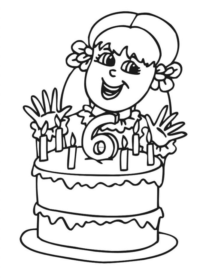 coloring book for 7 year old 6th birthday girl