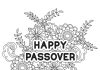 coloring page happy Passover