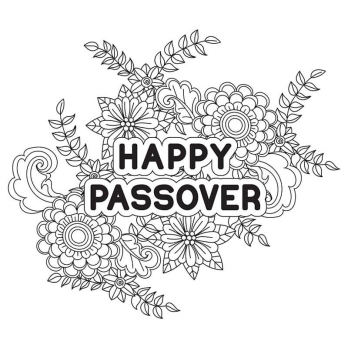 kolorowanka happy Passover