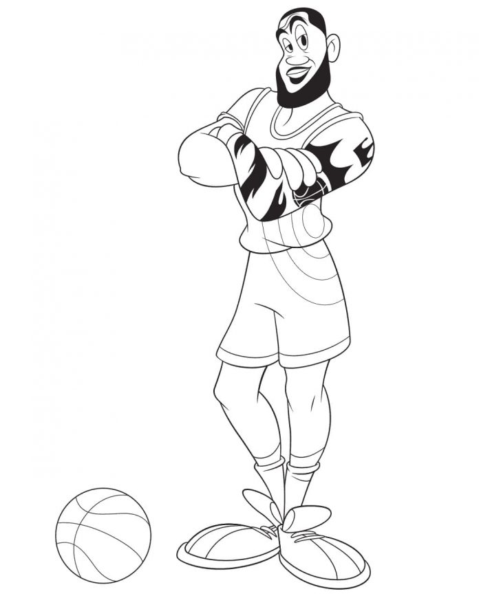 Coloring book one of the characters space match