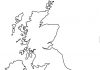 Nagy-Britannia nyomtatható térképvázlata