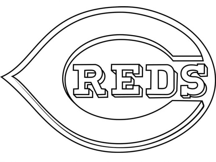 coloring book REDS lettering